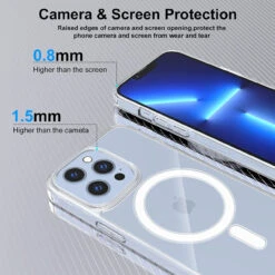 Clear IPhone 13 Pro MagSafe Magnetic Bumper Shockproof Case -Cheap NewCase Store iphone 13 pro magsafe shockproof case clear 4 51612.1659587242