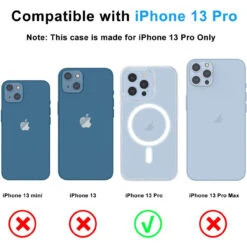 Clear IPhone 13 Pro MagSafe Magnetic Bumper Shockproof Case -Cheap NewCase Store iphone 13 pro magsafe shockproof case clear 7 47495.1659587250