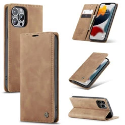 Brown Compact Flip Quality Wallet Case Cover For IPhone 13 Pro Max 7 Brown Compact Flip Quality Wallet Case Cover For IPhone 13 Pro Max -Cheap NewCase Store iphone 13 pro max caseme wallet brown 3 04538.1637128886