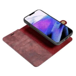 Red DG.Ming Premium 2 In 1 Magnetic Case And Wallet For IPhone 13 Pro Max -Cheap NewCase Store iphone 13 pro max dg ming wallet magnetic case red 6 47469.1700735120