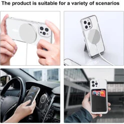 Clear MagSafe Magnetic Slim Compact Defender Case For IPhone 13 Pro Max -Cheap NewCase Store iphone 13 pro max magsafe shockproof case clear 3 56003.1659587173