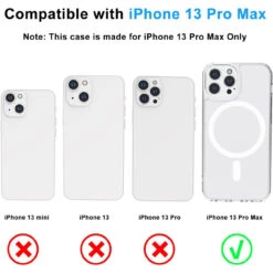 Clear MagSafe Magnetic Slim Compact Defender Case For IPhone 13 Pro Max -Cheap NewCase Store iphone 13 pro max magsafe shockproof case clear 7 62163.1659587180