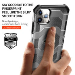 Black IPhone 13 Mini Military Air Cushion Protection Shockproof Case -Cheap NewCase Store iphone 13 pro max military grade air cushion black 6 46042.1635656359