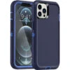 Navy Military Full Body Shock Proof Defender Case For IPhone 13 Pro Max