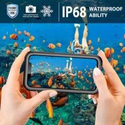 Black Waterproof Dirtproof Shock Proof Case For IPhone 13 Pro Max -Cheap NewCase Store iphone 13 pro max waterproof case 006 68413.1690165149
