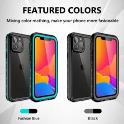 Black Waterproof Dirtproof Shock Proof Case For IPhone 13 Pro Max -Cheap NewCase Store iphone 13 pro max waterproof case 011 99871.1690165149