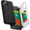 Black Goospery Magnetic Door Bumper Card Holder Case For IPhone 14