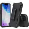 Black IPhone 14 Tradies Heavy Duty Military Holster Case