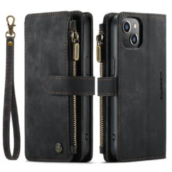 Black CaseMe C30 Wallet: Zipper Folio & Wrist Strap - IPhone 14 Plus 11 Black CaseMe C30 Wallet: Zipper Folio & Wrist Strap - IPhone 14 Plus -Cheap NewCase Store iphone 14 plus caseme c30 black 2 33406.1692847522