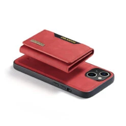 Red IPhone 14 Plus DG.Ming M2 Series 3-Fold Multi Card Wallet Case -Cheap NewCase Store iphone 14 plus dg ming m2 series red 5 80675.1700649854