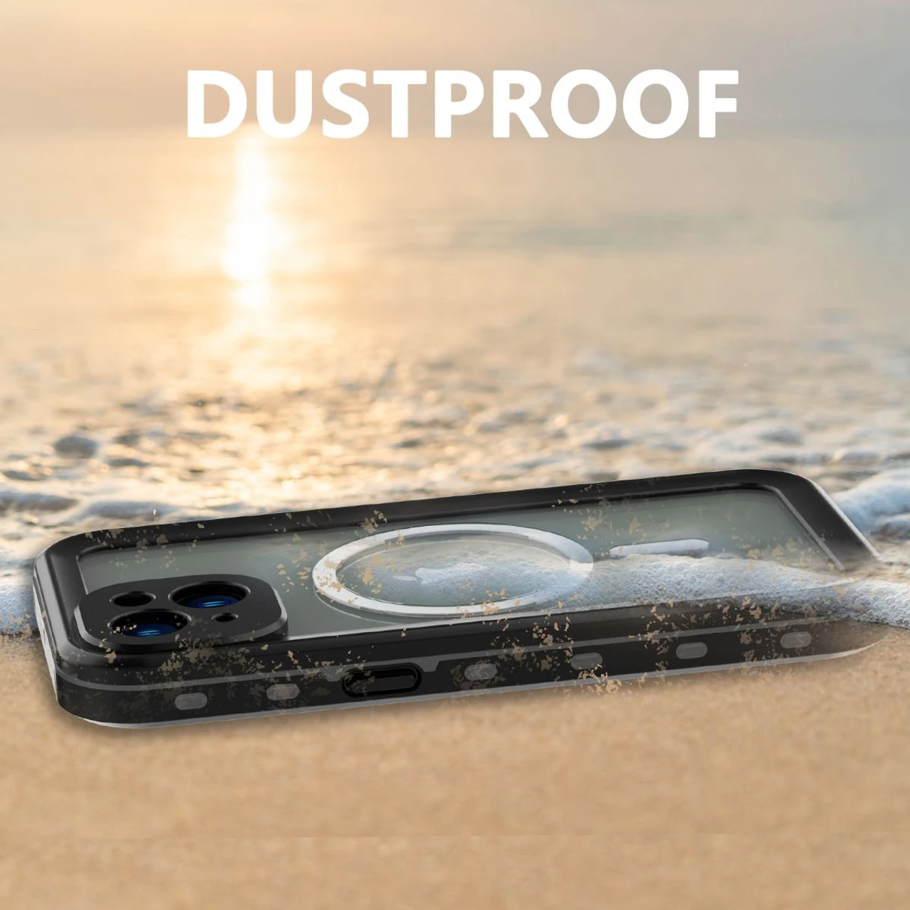 Black Waterproof Heavy Duty Magsafe Case For IPhone 14 Plus 12 Black Waterproof Heavy Duty Magsafe Case For IPhone 14 Plus - Image 12