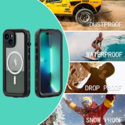 Black Waterproof Heavy Duty Magsafe Case For IPhone 14 Plus 24 Black Waterproof Heavy Duty Magsafe Case For IPhone 14 Plus -Cheap NewCase Store iphone 14 plus waterproof case black 6 00782.1691406858