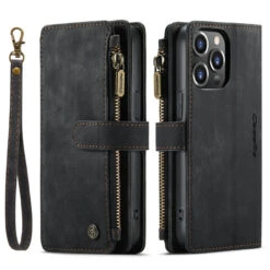 Black CaseMe C30 Wallet Case With Zipper Folio & Wrist Strap For IPhone 14 Pro 11 Black CaseMe C30 Wallet Case With Zipper Folio & Wrist Strap For IPhone 14 Pro -Cheap NewCase Store iphone 14 pro caseme c30 black 6 27539.1692843330