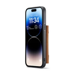 Brown IPhone 14 Pro DG.Ming M2 Magnetic Detachable Mini Wallet Case -Cheap NewCase Store iphone 14 pro dg ming m2 series brown 3 66240.1700649857
