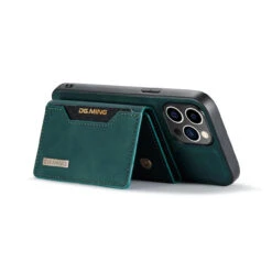 Green DG.Ming M2 Series 3-Fold Multi Card Wallet Case For IPhone 14 Pro -Cheap NewCase Store iphone 14 pro dg ming m2 series green 4 21130.1700649859