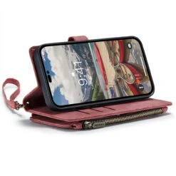 Red CaseMe C30 Wallet: Zipper Folio & Wrist Strap - IPhone 14 Pro Max 8 Red CaseMe C30 Wallet: Zipper Folio & Wrist Strap - IPhone 14 Pro Max -Cheap NewCase Store iphone 14 pro max caseme c30 red 4 90574.1692846689