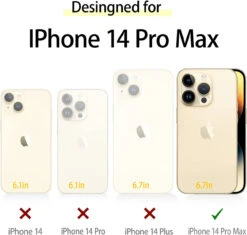 Black IPhone 14 Pro Max Tradies Military Defender Heavy Duty Case -Cheap NewCase Store iphone 14 pro max military grade defender case black 3 62337.1691725154