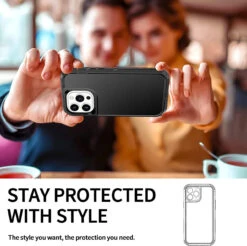 Black IPhone 14 Pro Max Tradies Military Defender Heavy Duty Case -Cheap NewCase Store iphone 14 pro max military grade defender case black 7 40148.1691725154