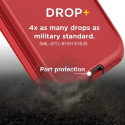Red Military Full Body Shock Proof Defender Case For IPhone 14 Pro Max 13 Red Military Full Body Shock Proof Defender Case For IPhone 14 Pro Max -Cheap NewCase Store iphone 14 pro max military grade defender case red 7 86122.1673678501