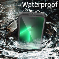 Black Waterproof Heavy Duty Magsafe Case For IPhone 14 Pro Max -Cheap NewCase Store iphone 14 pro max waterproof case black 15 75911.1691406898