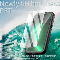 Black Waterproof Heavy Duty Magsafe Case For IPhone 14 Pro Max -Cheap NewCase Store iphone 14 pro max waterproof case black 17 16945.1691406898