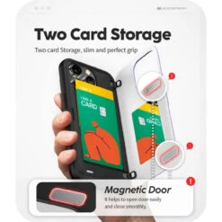 Lilac IPhone 14 Pro Mercury Slim Shock Proof Magnetic Door Case -Cheap NewCase Store iphone 14 pro mercury magnetic door case lilac 3 77743.1671016539