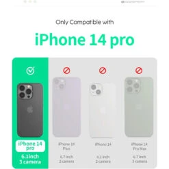 Lilac IPhone 14 Pro Mercury Slim Shock Proof Magnetic Door Case -Cheap NewCase Store iphone 14 pro mercury magnetic door case lilac 4 99712.1671016539