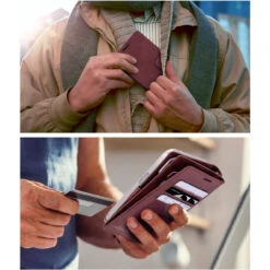 Wine Genuine Mercury Mansoor Diary Wallet Case For IPhone 14 Pro -Cheap NewCase Store iphone 14 pro mercury mansoor diary wallet wine 4 89392.1690247065