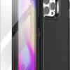 Black Tough Military Grade Drop Proof Defender Case For IPhone 14 Pro