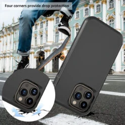 Black Tough Military Grade Drop Proof Holster Belt Clip For IPhone 14 Pro 10 Black Tough Military Grade Drop Proof Holster Belt Clip For IPhone 14 Pro -Cheap NewCase Store iphone 14 pro military grade defender holster case black 4 46878.1684988990