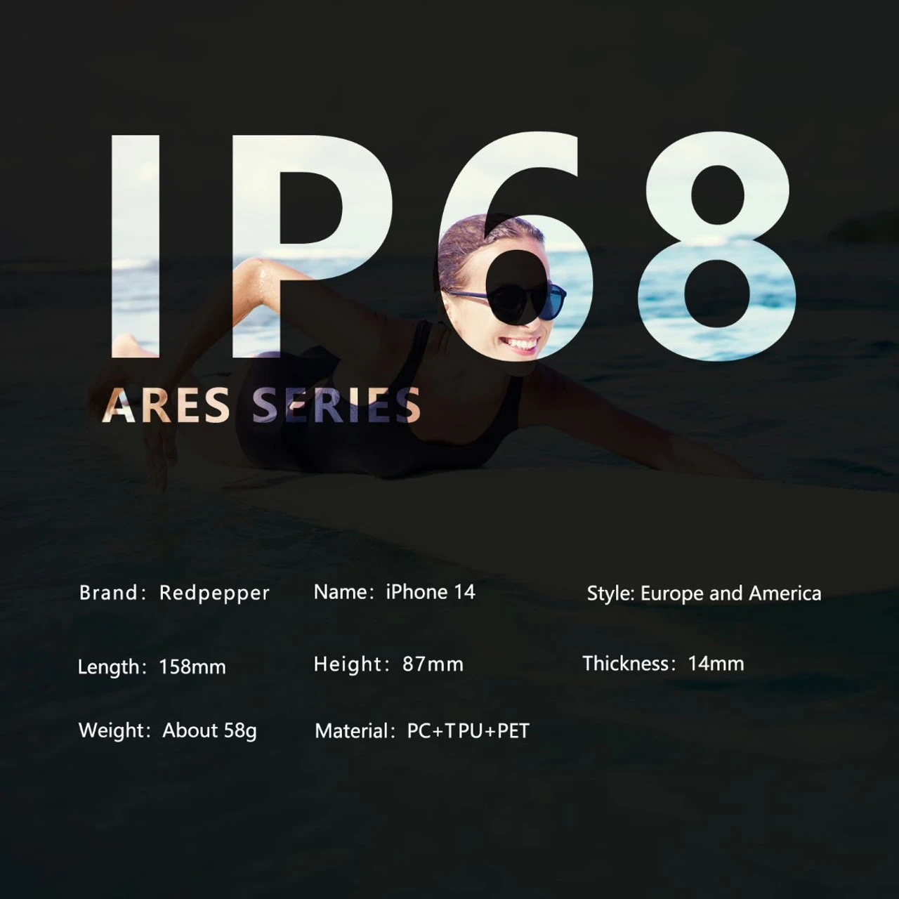 Black Waterproof Heavy Duty Magsafe Case For IPhone 14 8 Black Waterproof Heavy Duty Magsafe Case For IPhone 14 - Image 8