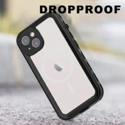 Black Waterproof Heavy Duty Magsafe Case For IPhone 14 34 Black Waterproof Heavy Duty Magsafe Case For IPhone 14 -Cheap NewCase Store iphone 14 waterproof case black 15 78351.1682647871