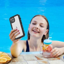 Black Waterproof Heavy Duty Magsafe Case For IPhone 14 24 Black Waterproof Heavy Duty Magsafe Case For IPhone 14 -Cheap NewCase Store iphone 14 waterproof case black 8 94628.1682647871