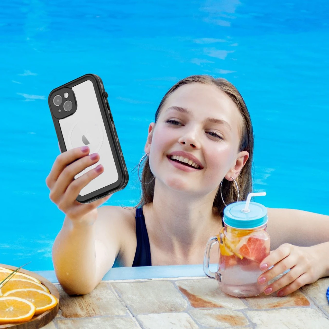 Black Waterproof Heavy Duty Magsafe Case For IPhone 14 7 Black Waterproof Heavy Duty Magsafe Case For IPhone 14 - Image 7