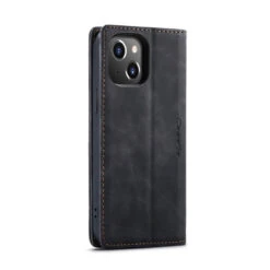 Black IPhone 15 CaseMe Slim 2 Card Slot Classy Wallet Case -Cheap NewCase Store iphone 15 caseme slim wallet case black 3 58739.1696480832