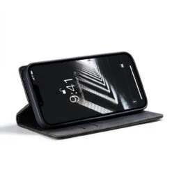 Black IPhone 15 CaseMe Slim 2 Card Slot Classy Wallet Case -Cheap NewCase Store iphone 15 caseme slim wallet case black 5 31358.1696480832