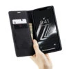 Black IPhone 15 CaseMe Slim 2 Card Slot Classy Wallet Case
