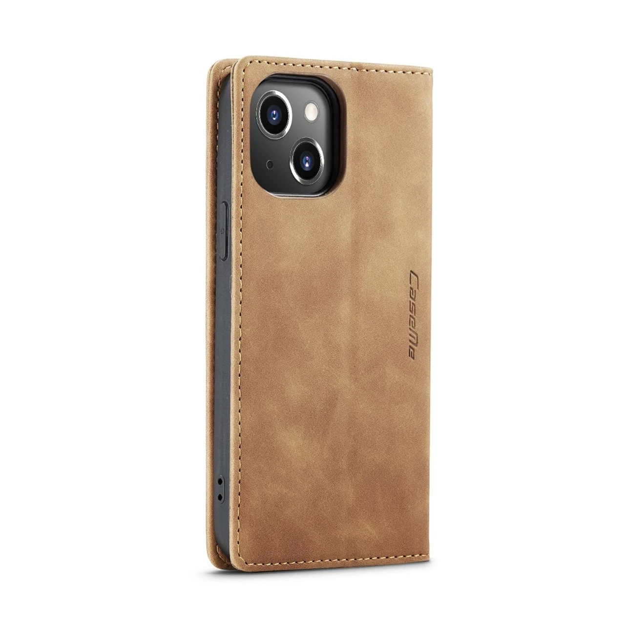 Brown CaseMe Compact Flip Magnetic Wallet Case For IPhone 15 4 Brown CaseMe Compact Flip Magnetic Wallet Case For IPhone 15 - Image 4