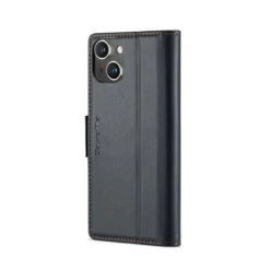 Black IPhone 15 Plus CaseMe Slim Luxury 3 Card Slot Wallet Case -Cheap NewCase Store iphone 15 plus caseme 023 wallet case black 3 13448.1696555939