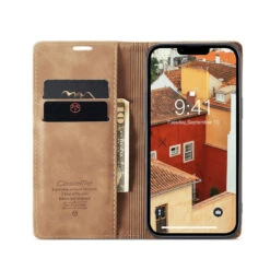 Brown IPhone 15 Plus CaseMe Soft Matte Exceptional Wallet Case 10 Brown IPhone 15 Plus CaseMe Soft Matte Exceptional Wallet Case -Cheap NewCase Store iphone 15 plus caseme slim wallet case brown 4 99402.1696480854