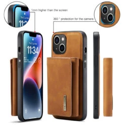 Brown IPhone 15 Plus DG.Ming M2 Case With Detachable Magnetic Wallet 13 Brown IPhone 15 Plus DG.Ming M2 Case With Detachable Magnetic Wallet -Cheap NewCase Store iphone 15 plus dg ming m2 series brown 7 10520.1700649819