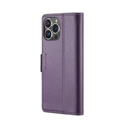 Purple CaseMe Slim Luxury 3 Card Slot Wallet Case For IPhone 15 Pro -Cheap NewCase Store iphone 15 pro caseme 023 wallet case purple 3 43094.1696555922
