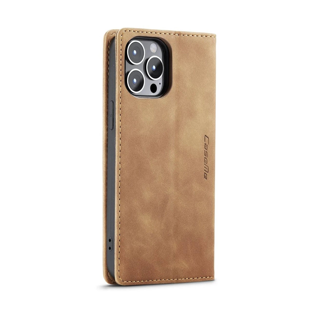 Brown CaseMe Soft Matte Quality Wallet Case For IPhone 15 Pro 4 Brown CaseMe Soft Matte Quality Wallet Case For IPhone 15 Pro - Image 4