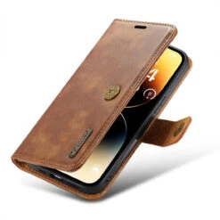 Brown DG.Ming Multi Card Wallet Detachable Magnetic Case For IPhone 15 Pro Max -Cheap NewCase Store iphone 15 pro max dg ming wallet magnetic case brown 6 32686.1700735055