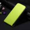 Green Genuine Leather Flip Case For Apple IPhone 4 / 4S