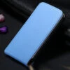 Blue Leather Vertical Flip Case For Apple IPhone 5 / 5S