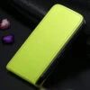 Green Leather Vertical Flip Case For Apple IPhone SE 1st Gen (2016)