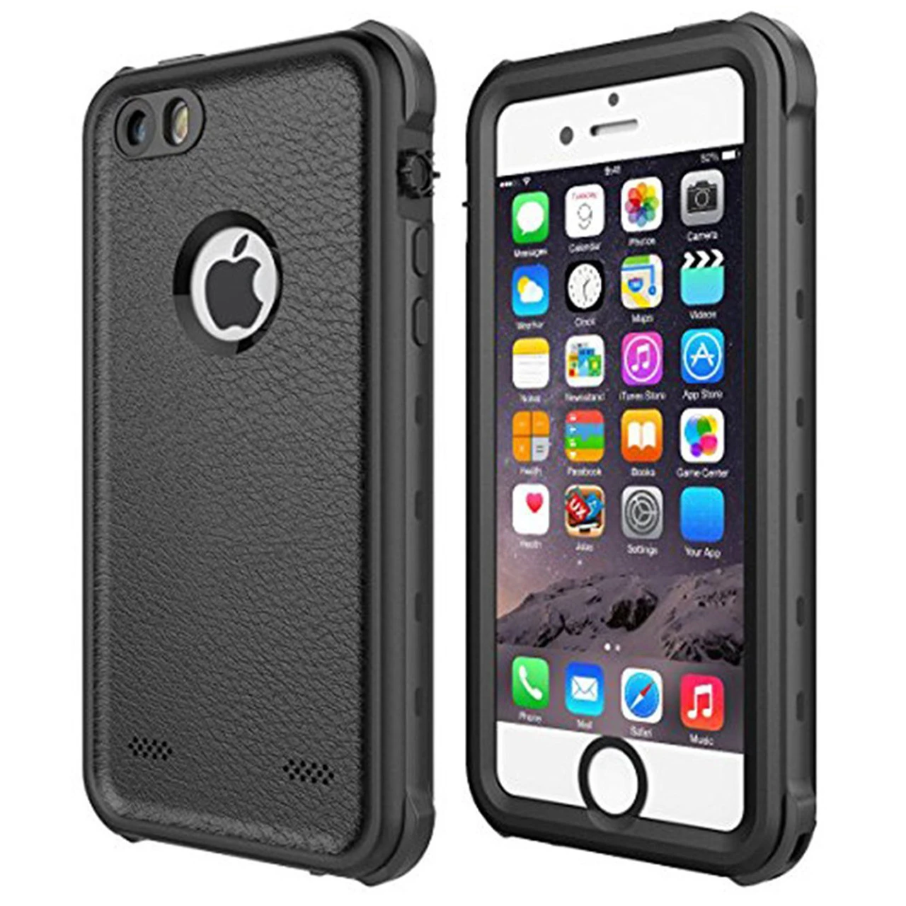 IPhone 5 / 5S / SE 1st Gen Waterproof Dirtproof Heavy Duty Case - Black 2 IPhone 5 / 5S / SE 1st Gen Waterproof Dirtproof Heavy Duty Case - Black - Image 2