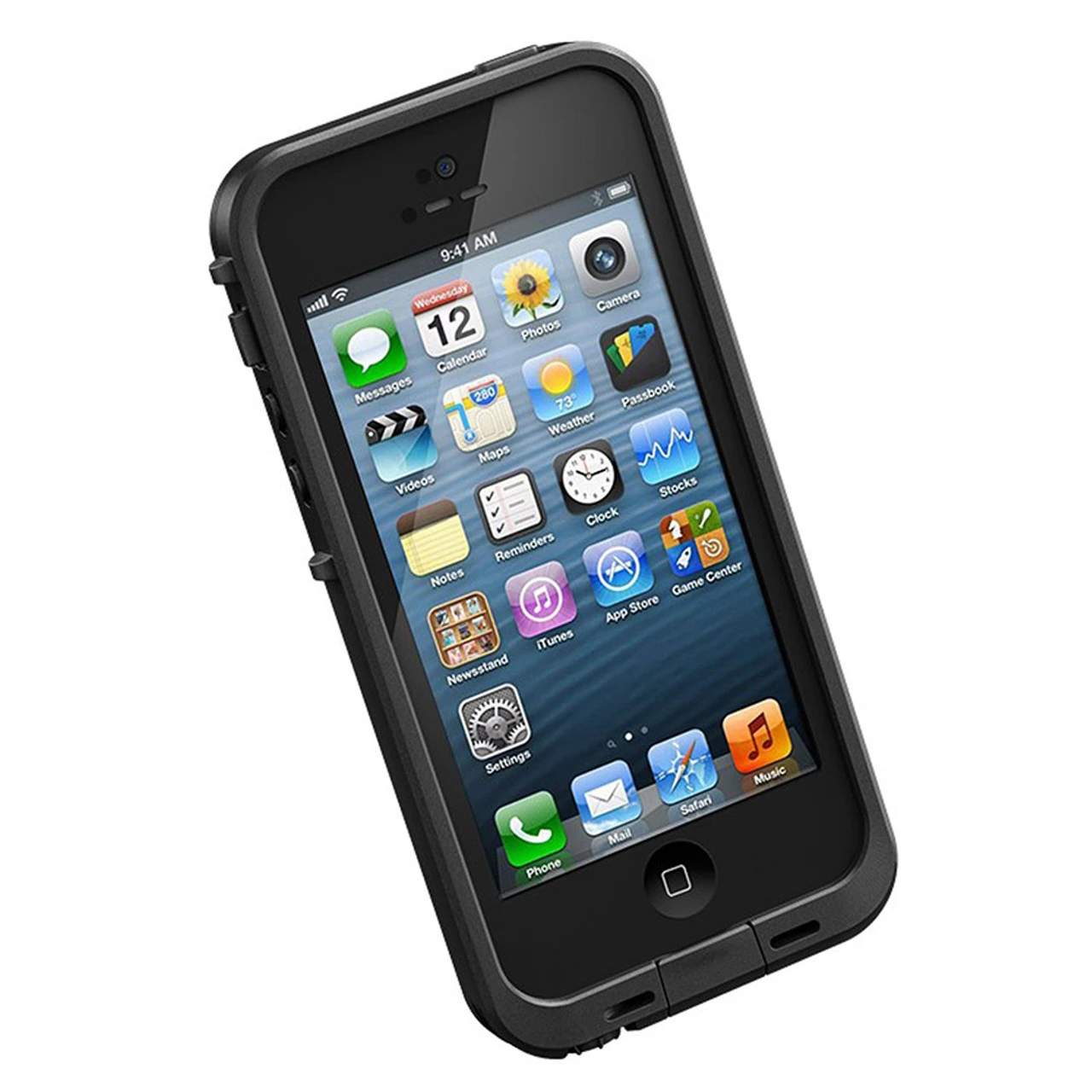 IPhone 5 / 5S / SE 1st Gen Waterproof Dirtproof Heavy Duty Case - Black 5 IPhone 5 / 5S / SE 1st Gen Waterproof Dirtproof Heavy Duty Case - Black - Image 5