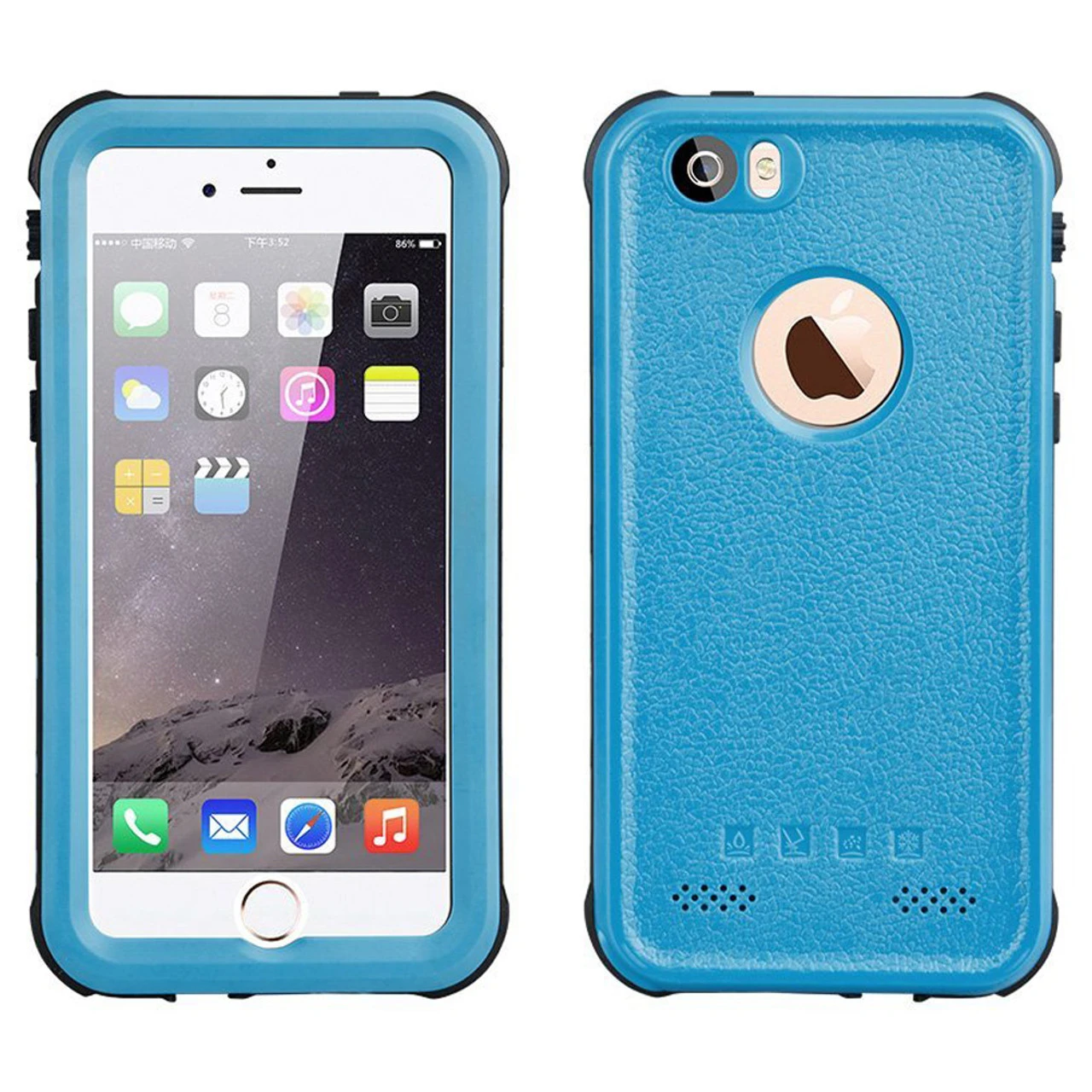 Apple IPhone 5 5S Waterproof Dirtproof Heavy Duty Case - Blue 2 Apple IPhone 5 5S Waterproof Dirtproof Heavy Duty Case - Blue - Image 2